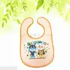 Baby saliva towel, eco-friendly pvc with fleece on the back, three-dimensional waterproof bib, baby feeding bib for children details Picture